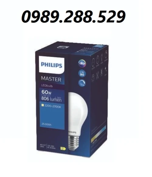 Bóng đèn Philips MAS LEDBulb DT 3.4-40W E27 927 A60 FR G và Bóng MAS LEDBulb DT 5.9-60W E27 927 A60 FR G