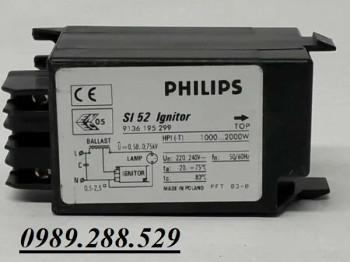 Kích đèn cao áp Philips SI 52 220-240V 50/60Hz