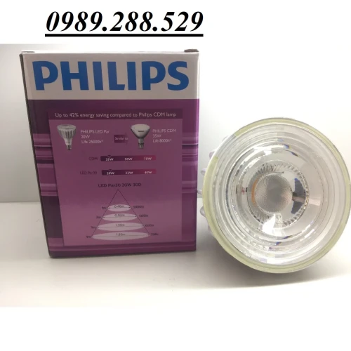 Bóng đèn Philips MasterLed Par30L 20W 30D 3000K SO