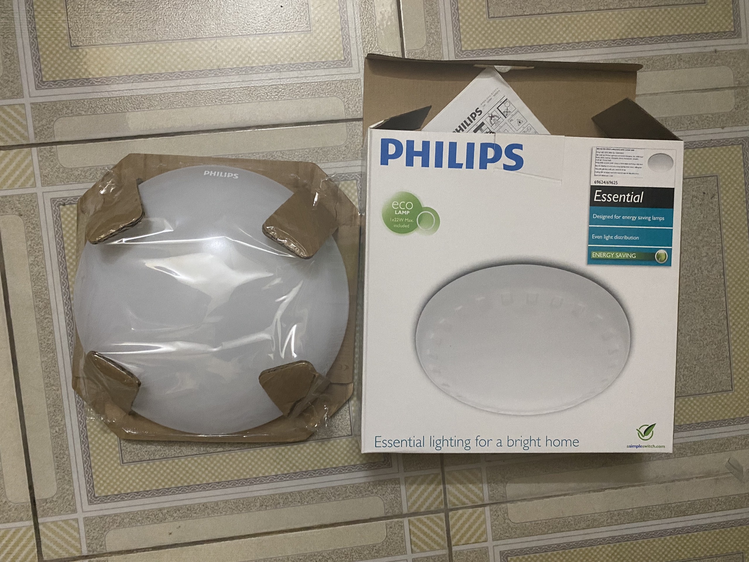 Đèn ốp trần Philips DecoBrite 22W 69624 (22W-69624) - Hàng chính hãng - chất lượng cao