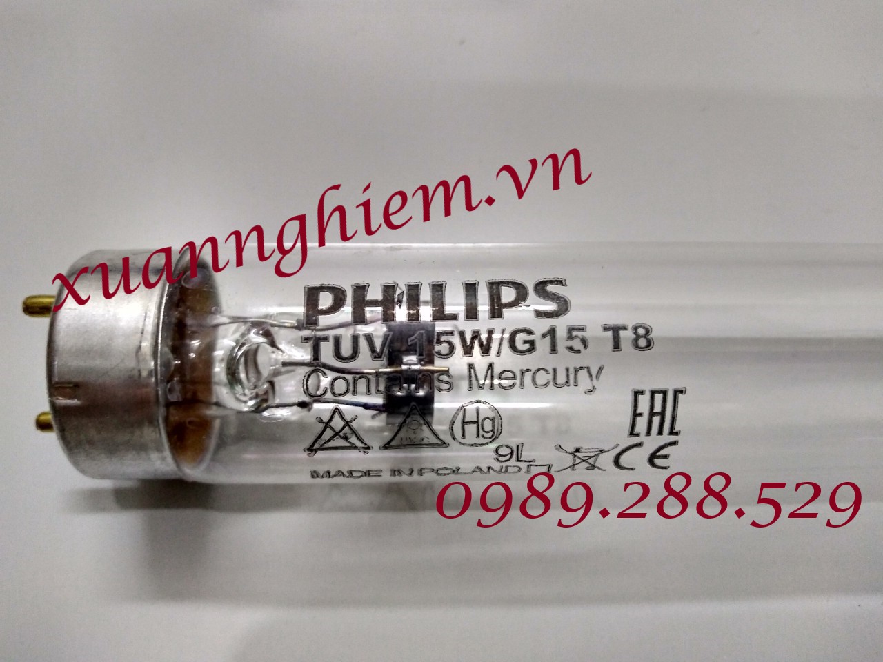 Đèn diệt khuẩn 45cm Philips TUV 15W T8