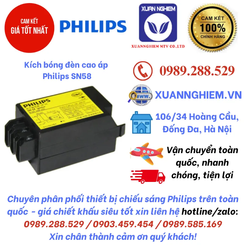 Kích bóng đèn cao áp Philips SN58