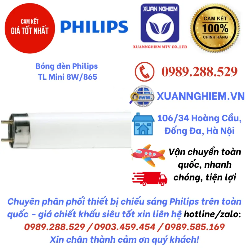 Bóng đèn Philips TL Mini 8W/865