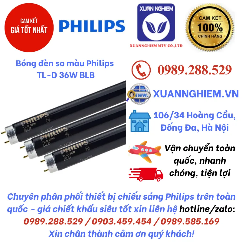 Bóng đèn so màu Philips TL-D 36W BLB