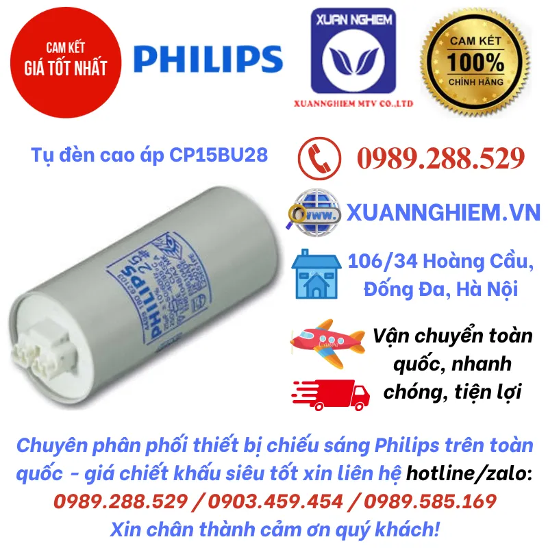 Tụ đèn cao áp CP15BU28