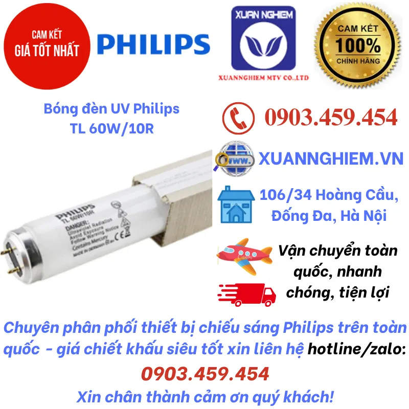 Bóng đèn UV Philips TL 60W/10R