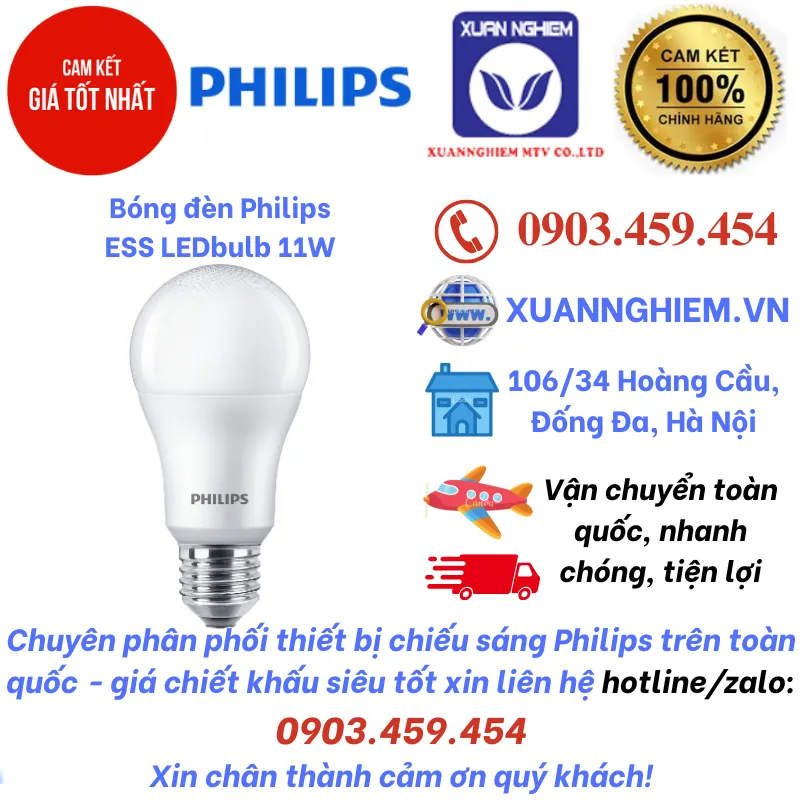 Bóng đèn Philips ESS LEDbulb 11W