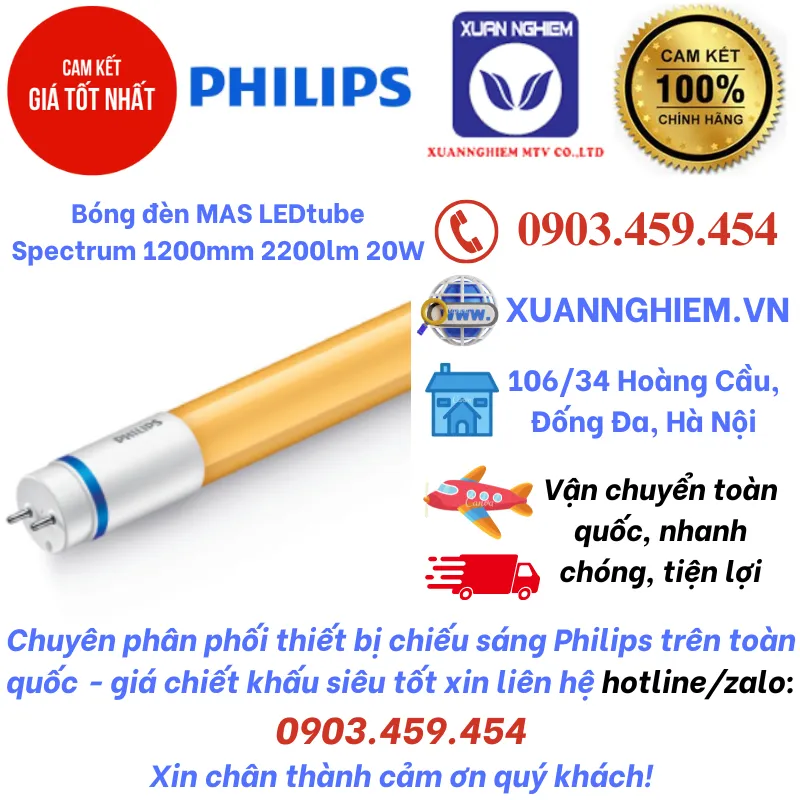 Bóng đèn MAS LEDtube Spectrum 1200mm 2200lm 20W