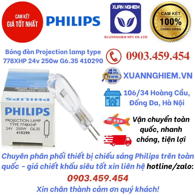 Bóng đèn Projection Lamp Type 778XHP 24v 250w G6.35 410290