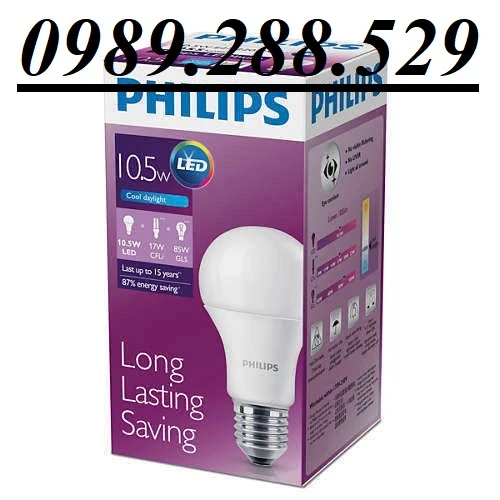 Bóng đèn Philips LEDBulb 10.5-85W E27 6500K 230V A60