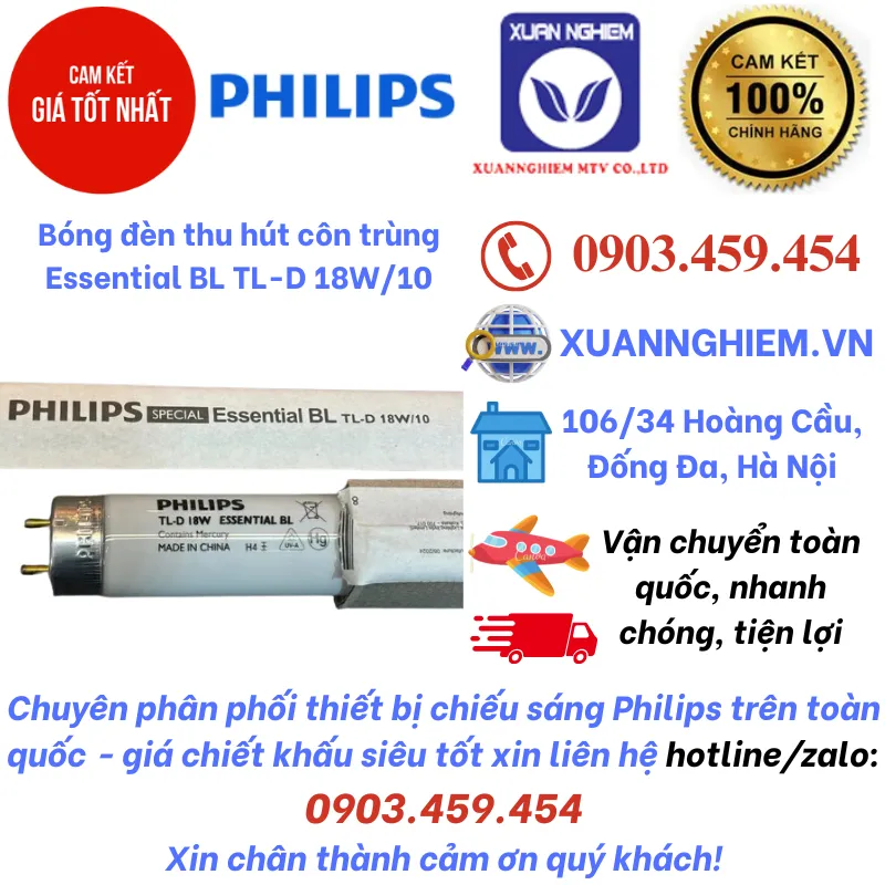 Bóng đèn thu hút côn trùng Essential BL TL-D 18W/10